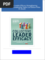 Instant ebooks textbook Collective Leader Efficacy Strengthening Instructional Leadership Teams 1st Edition Peter M. Dewitt download all chapters