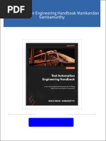 Download full Test Automation Engineering Handbook Manikandan Sambamurthy ebook all chapters