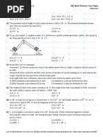 JEE Main 2023 (24 Jan Shift 1) Previous Year Paper With Answer Keys - MathonGo