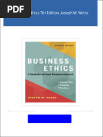 Business Ethics 7th Edition Joseph W. Weiss 2024 scribd download