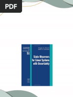 Instant download State Observers for Linear Systems with Uncertainty De Gruyter Expositions in Mathematics 1st Edition Sergey K. Korovin pdf all chapter