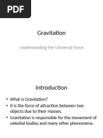 Gravitation Class 9