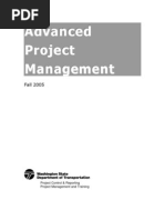 Advanced Project Management Workbook