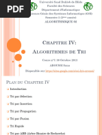 Chapitre IV Algorithmes de Tri (1)