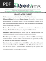 LEASE AGREEMENT..........Canada