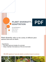 Plant Diversity and Adaptation better