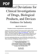 FDA Guidance_ Protocol Deviations (Draft)