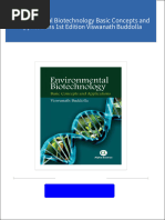 Environmental Biotechnology Basic Concepts and Applications 1st Edition Viswanath Buddolla 2024 scribd download