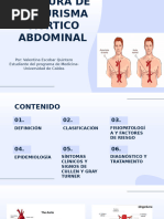 Ruptura de aneurisma aortico abdominal