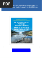 Download ebooks file An Introduction to Python Programming for Scientists and Engineers Johnny Wei-Bing Lin all chapters