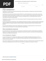 O Que é Planejamento Na Administração de Empresas