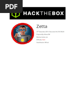 Zetta Hack Walkthrough