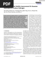 Advanced Materials - 2024 - Zhang - Progress in Anode Stability Improvement for Seawater Electrolysis to Produce Hydrogen