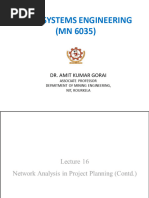 Lecture 16-M5 Network Analsysis for Project Planning