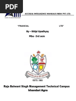 Aim Summer Internship Report - Shilpi