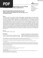 Immunonutrition vs Standard Nutrition for Cancer Patients  A Systematic Review and (2019)