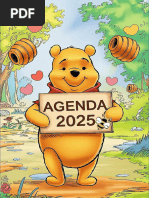 Agenda Winnie Pooh 2025