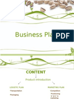 Business Plan of Pistachio