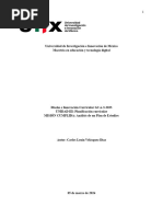 UNIDAD III Planificación Curricular MISIÓN CUMPLIDA Análisis de Un Plan de Estudios