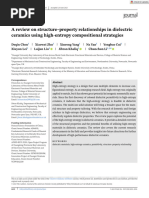 Journal of the American Ceramic Society - 2023 - Chen - A review on structure property relationships in dielectric ceramics