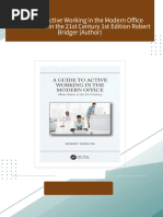 A Guide to Active Working in the Modern Office Homo Sedens in the 21st Century 1st Edition Robert Bridger (Author) all chapter instant download