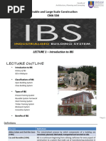 Lecture 1 - Introduction to IBS