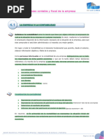 Tema 4. Gestión del proceso contable y fiscal de la empresa