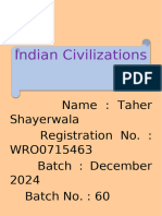 Indian Civilization Word