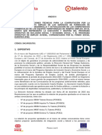 PLIEGO CONDICIONES TÉCNICAS FORMACIÓN DESARROLLO Y ACTUALIZACIÓN COMPETENCIAS COMERCIALES