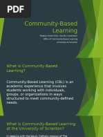 Community-Based Learning Presentation