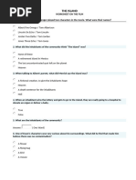 THE ISLAND - worksheet