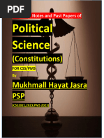 Mukhmall's Political Science Notes