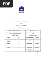 Constitutional Law 2 Syllabus 2023-24