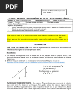 RAZONES TRIGONOMETRICAS 4TO AÑO 2