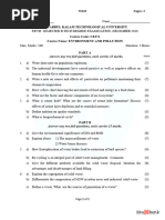 ENVIRONMENT AND POLLUTION S5 CE B.Tech Dec.2018 - ktu qbank