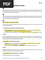 Project Management notes