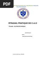 travail partique de cao