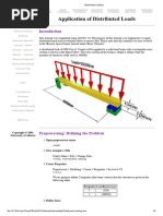 Distributed Loading