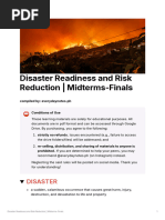 Disaster Readiness and Risk Reduction Midterms-Finals