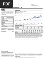 RSP - Invesco S&P 500 Equal Weight ETF fact sheet