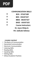 Topic i - The Basics of Communication