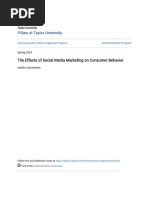 The Effects of Social Media Marketing on Consumer Behavior