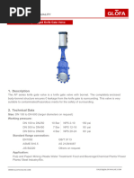 Glofa Bonneted Knife Gate Valve