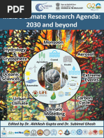 India's Climate Research Agenda 2030 and Beyond