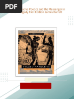 Download Full Staged Narrative Poetics and the Messenger in Greek Tragedy First Edition James Barrett PDF All Chapters