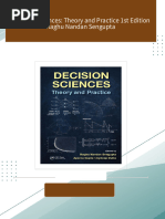 Immediate download Decision Sciences: Theory and Practice 1st Edition Raghu Nandan Sengupta ebooks 2024