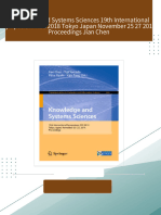 Download Full Knowledge and Systems Sciences 19th International Symposium KSS 2018 Tokyo Japan November 25 27 2018 Proceedings Jian Chen PDF All Chapters