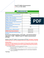 ENSA CCNAv7 ENSA Final PT Skills Assessment (PTSA) Answers