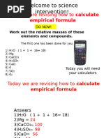 Empirical Formula Intervention Lesson [Autosaved]