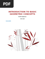 Introduction to Basic Geometric Concepts